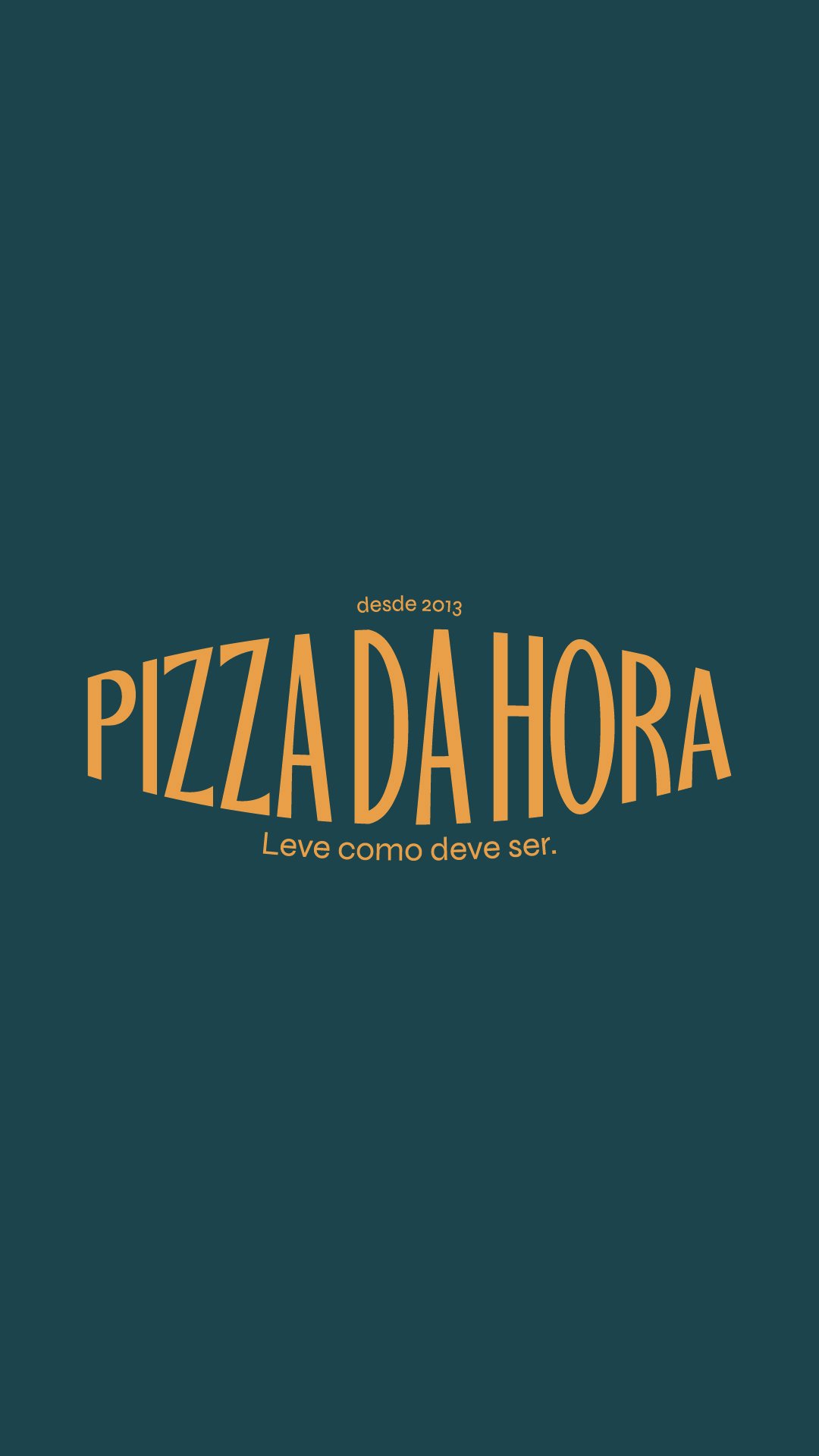 Logo Pizza Da Hora — desde 2013. Leve como deve ser.